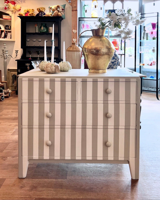 Striped Chest of Drawers - Available at margo&evie