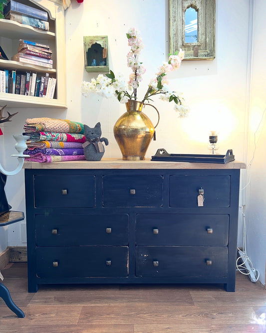 Beautiful Black Rustic Sideboard - NOW SOLD